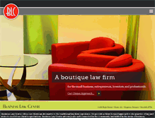 Tablet Screenshot of businesslawcentre.com
